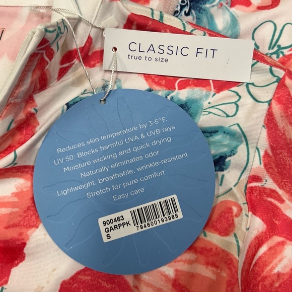 NWT SAN SOLEIL Mock Neck Long Sleeve Women’s Active Pullover Top Size Small - Picture 6 of 7